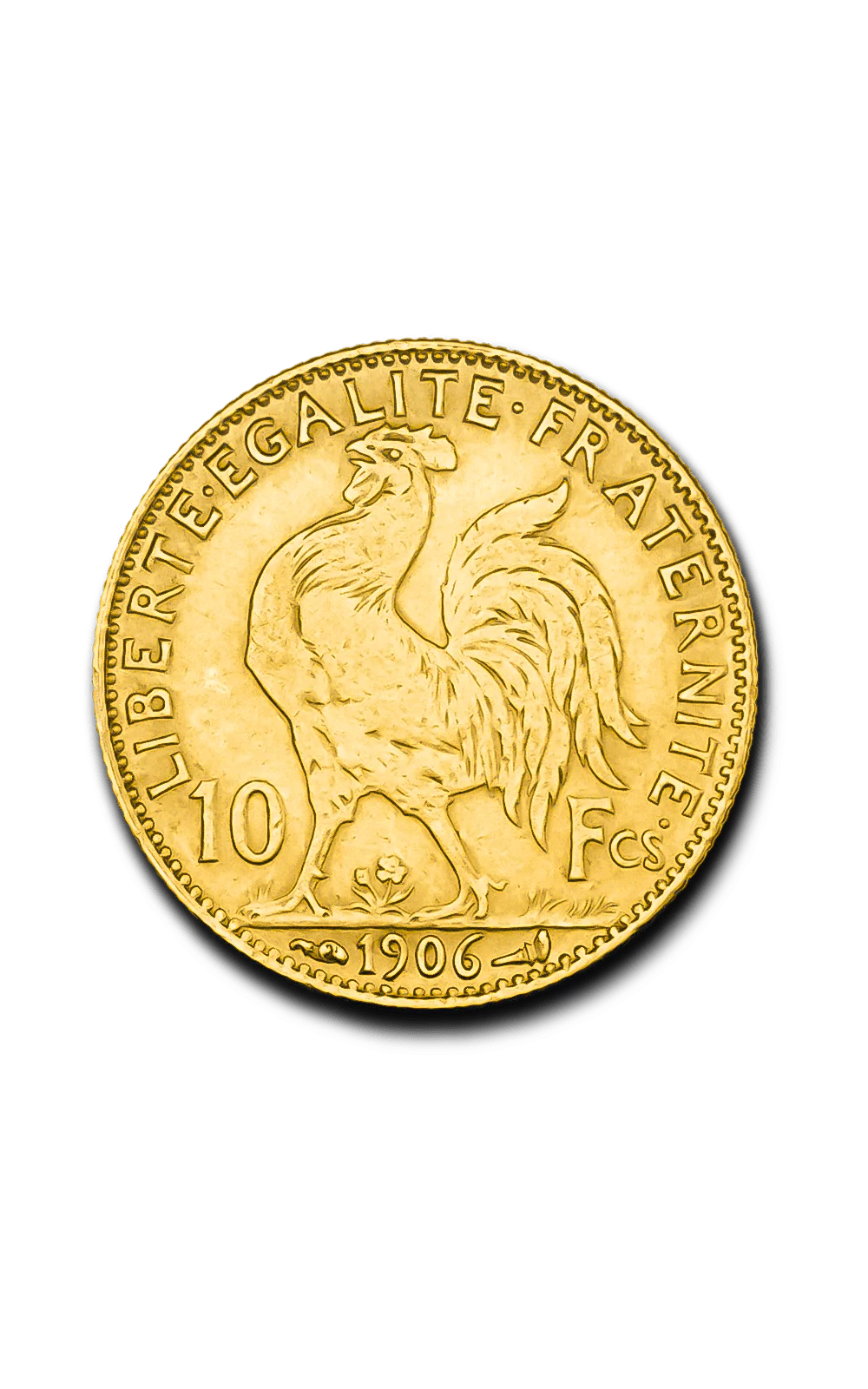 Pièce Or 10 Francs Coq – 3,22 g– Or 900‰