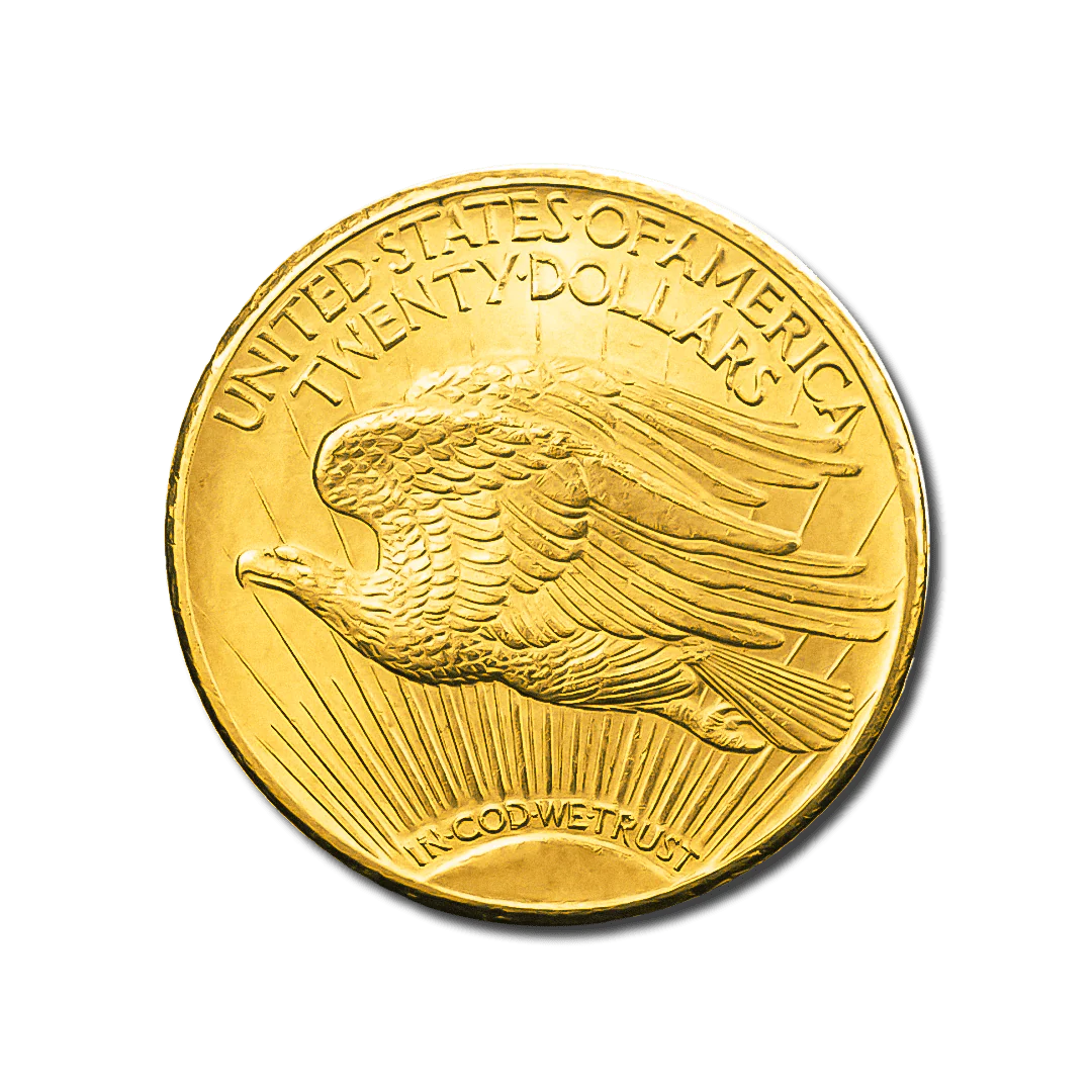 Pièce Or 20 Dollars US –33,44 g – Or 900‰