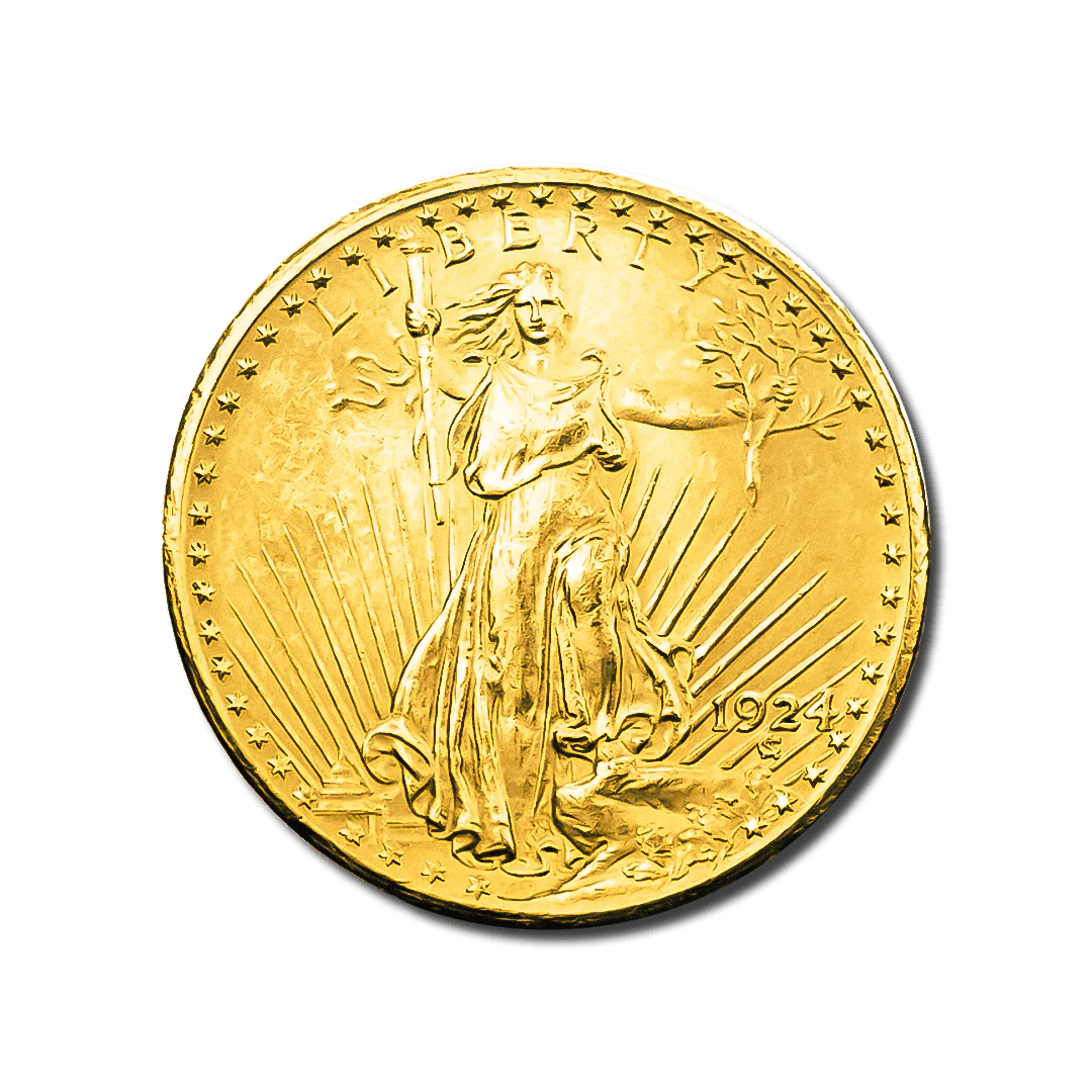 Pièce Or 20 Dollars US –33,44 g – Or 900‰