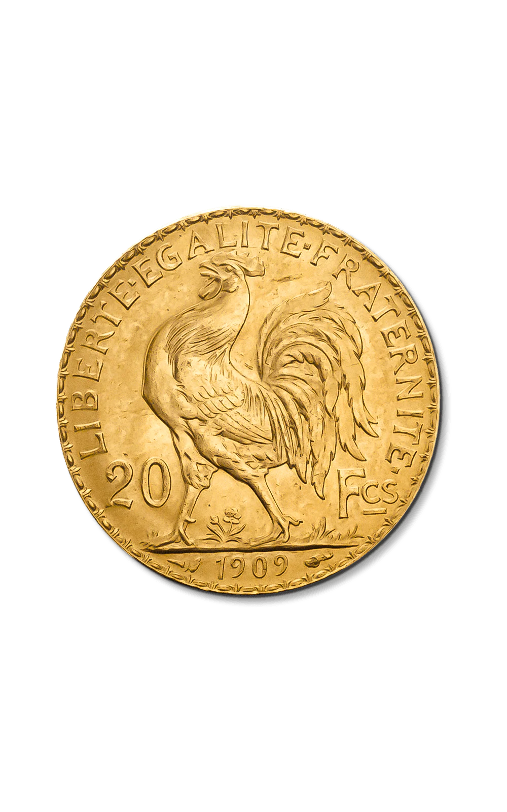 Pièce Or 20 Francs Coq – 6,45 g – Or 900‰ (INTERNE)