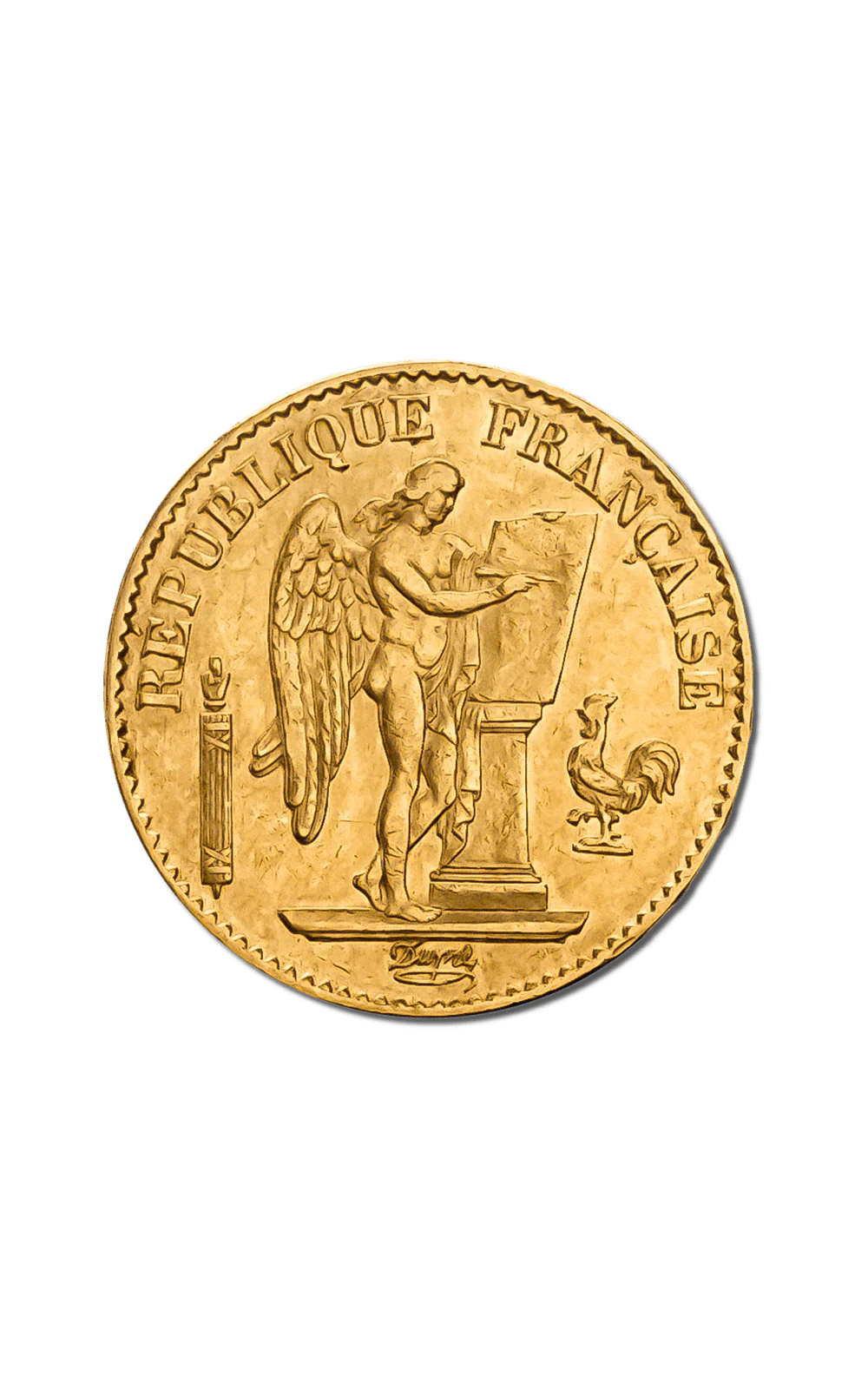 Pièce Or 20 Francs Génie –6,45 g – Or 900‰