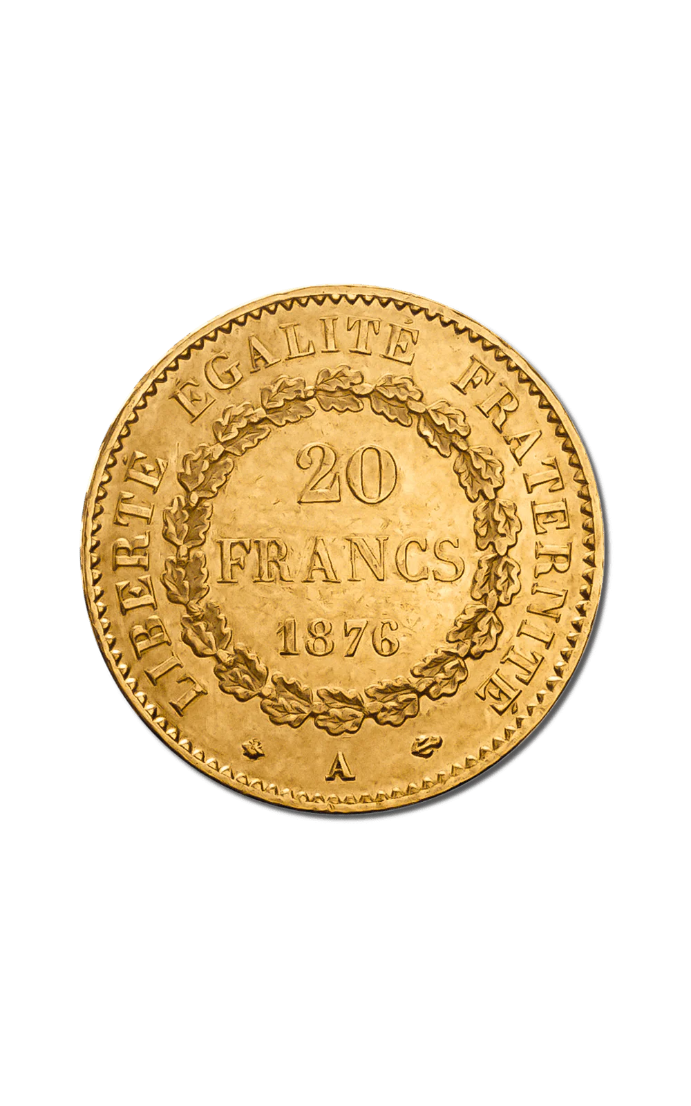 Pièce Or 20 Francs Génie –6,45 g – Or 900‰