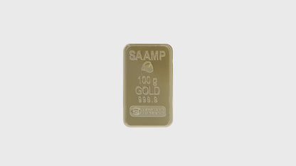 Lingot d’or 100 g – Or pur 999,9‰