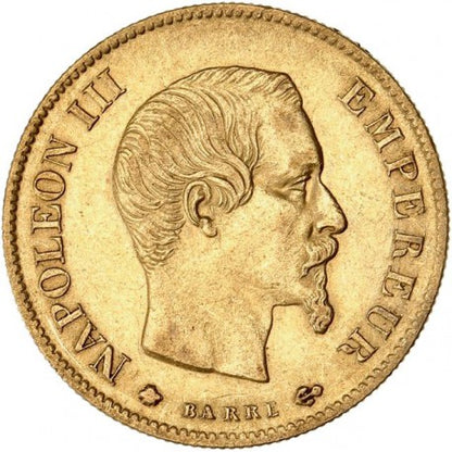 Pièce 10 Francs Napoléon Lauré / Non Lauré – 3,22 g – 900 ‰ – Pièce de collection
