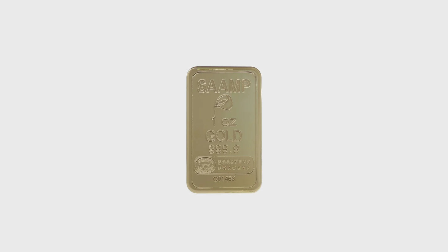 Once d'or –  Lingot d’or 31,10 g – Or pur 999,9‰