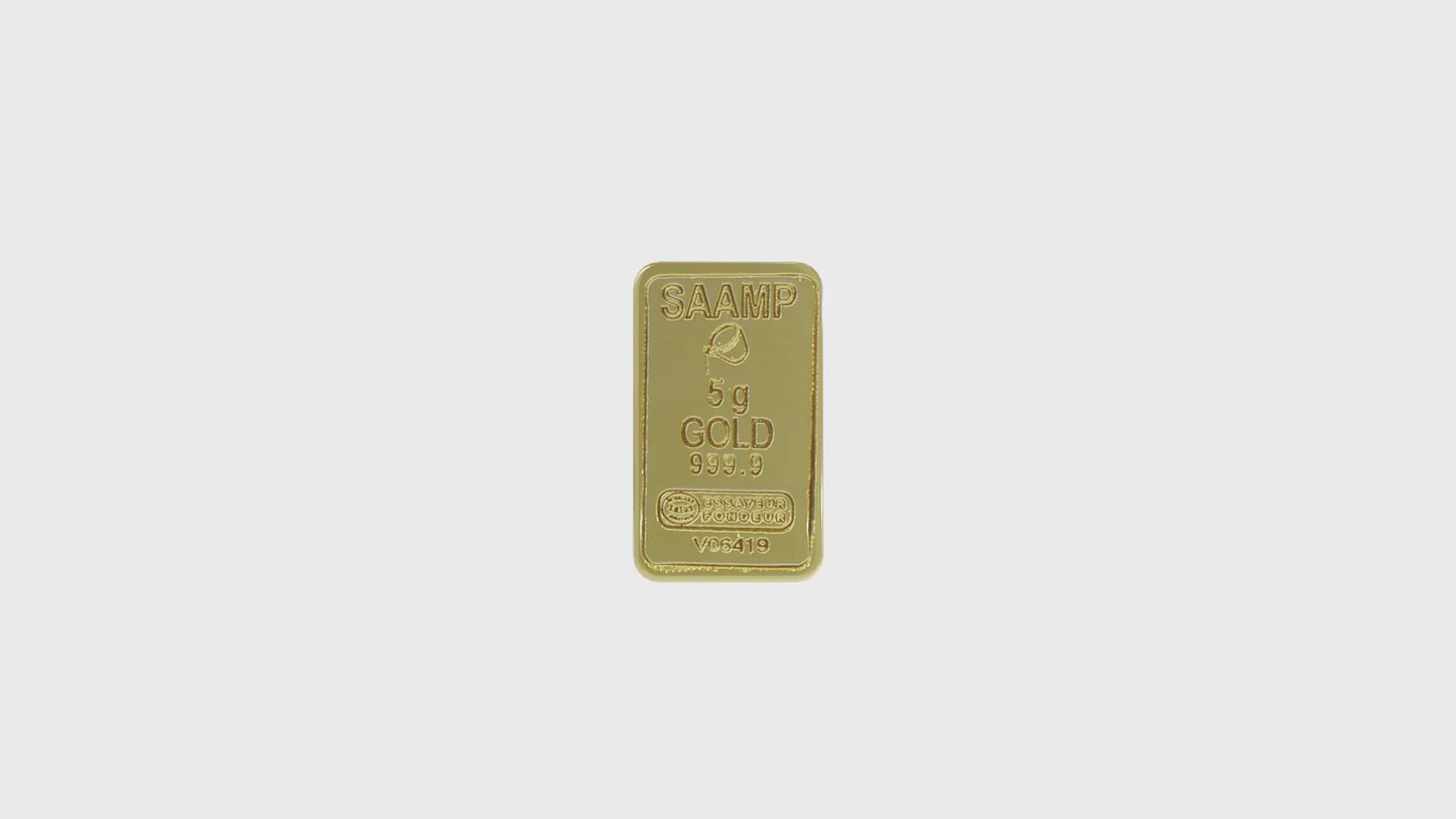 Lingot d’or 5 g – Or pur 999,9‰