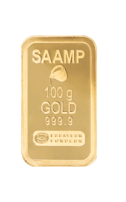 Lingot d’or 100 g – Or pur 999,9‰