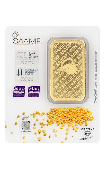 Lingot d’or 100 g – Or pur 999,9‰