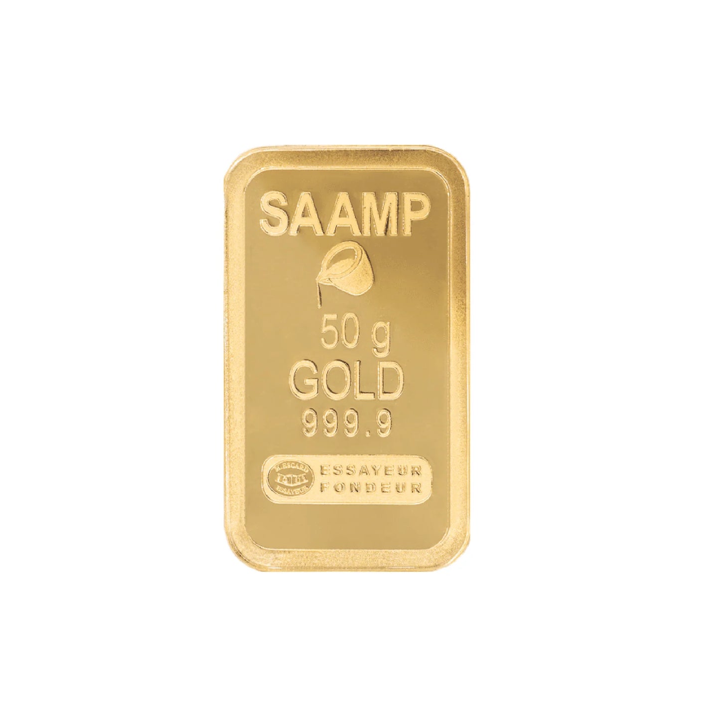 Lingot d’or 50 g – Or pur 999,9‰