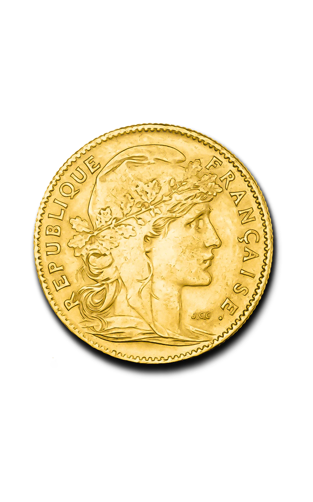 Pièce Or 10 Francs Coq – 3,22 g– Or 900‰ (INTERNE)