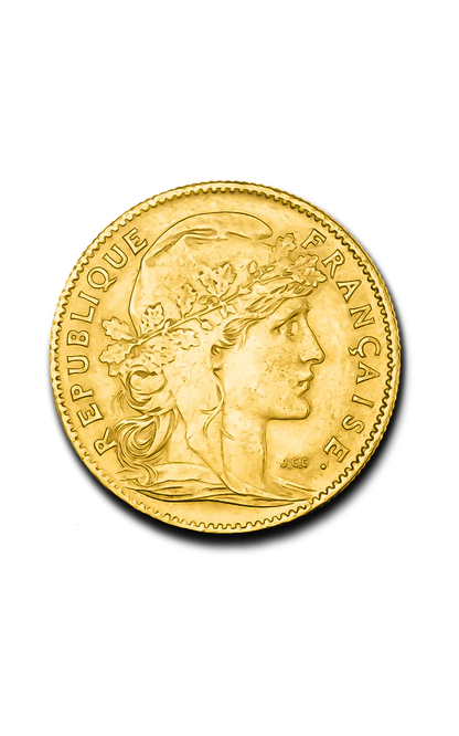 Pièce Or 10 Francs Coq – 3,22 g– Or 900‰ (INTERNE)