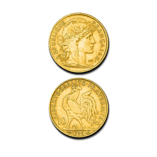 Pièce Or 10 Francs Coq – 3,22 g– Or 900‰