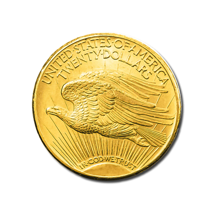 Pièce Or 20 Dollars US –33,44 g – Or 900‰