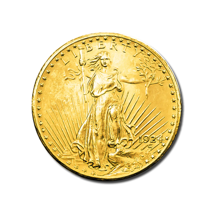 Pièce Or 20 Dollars US –33,44 g – Or 900‰