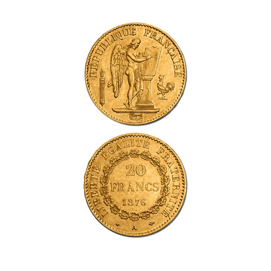 Pièce Or 20 Francs Génie –6,45 g – Or 900‰
