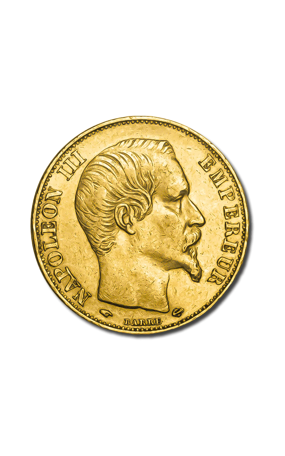 Pièce Or 20 Francs Napoléon Non Lauré –6,45 g –Or 900‰