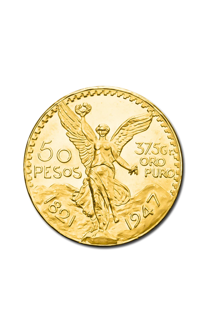Pièce Or 50 Pesos Mexicain – 41,66 g – Or 900‰ (INTERNE)