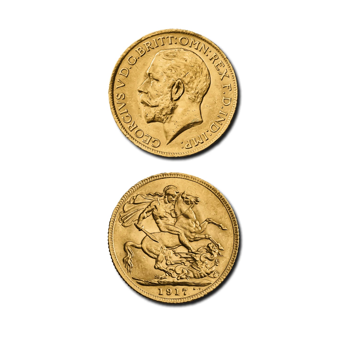 Pièce Or Souverain anglais –7,98 g – Or 916‰ (INTERNE)